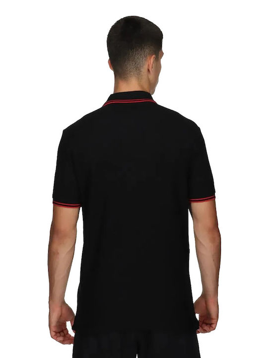 Lotto Classica I Herren Kurzarmshirt Polo Schwarz