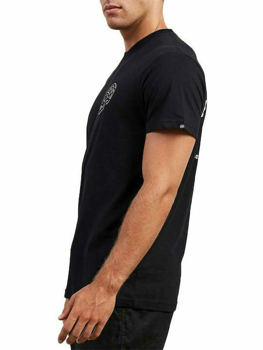 Venice Skull T-shirt Μαυρο