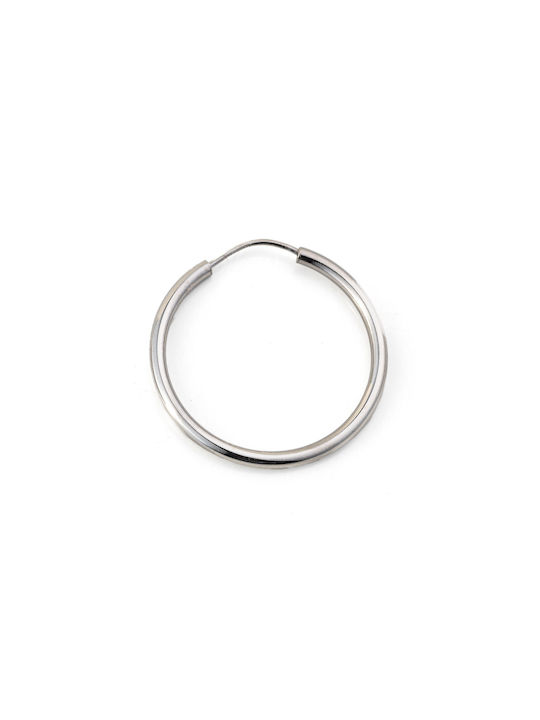 George Art Jewels Earrings Hoops made of Silver