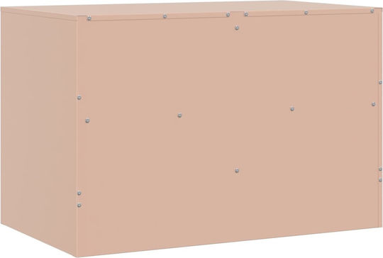 TV-Ständer Aus Metall Rosa M67xT39xH44cm
