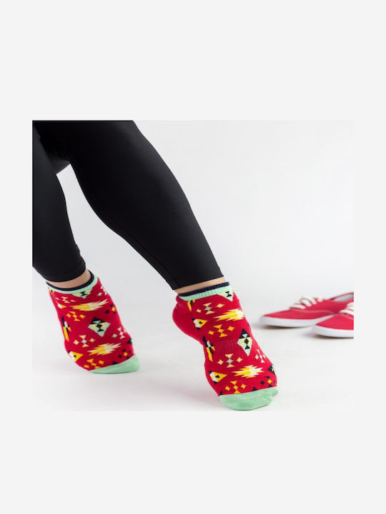 Crazy Socks Femei Șosete RED 1Pachet Crazy Socks Femei Șosete RED 1Pachet