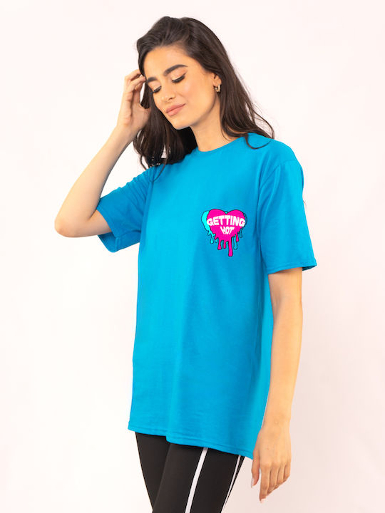 The Lady Women's T-shirt Blue