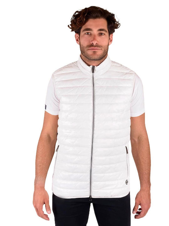 Markup Men's Sleeveless Jacket White