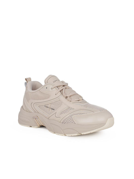 Calvin Klein Retro Tennis Sneakers Eggshell