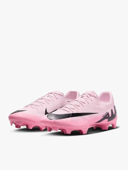 Nike Mercurial Vapor 15 Academy Football Shoes with Cleats Pink