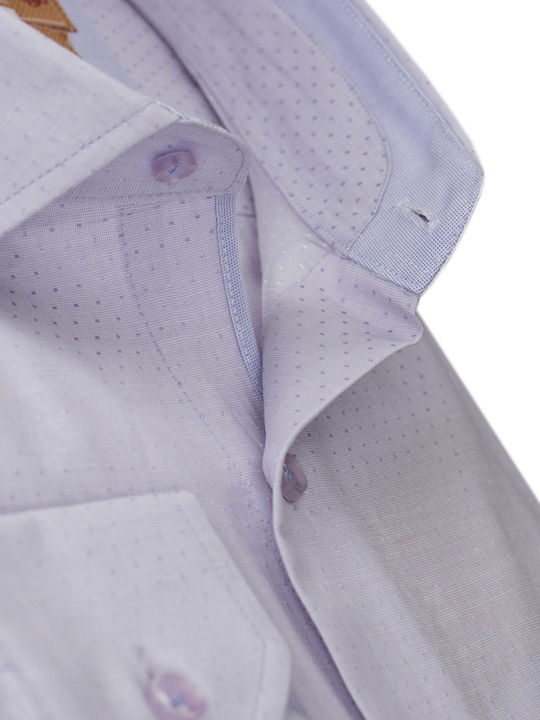 La Pupa Men's Shirt Cotton Lilacc