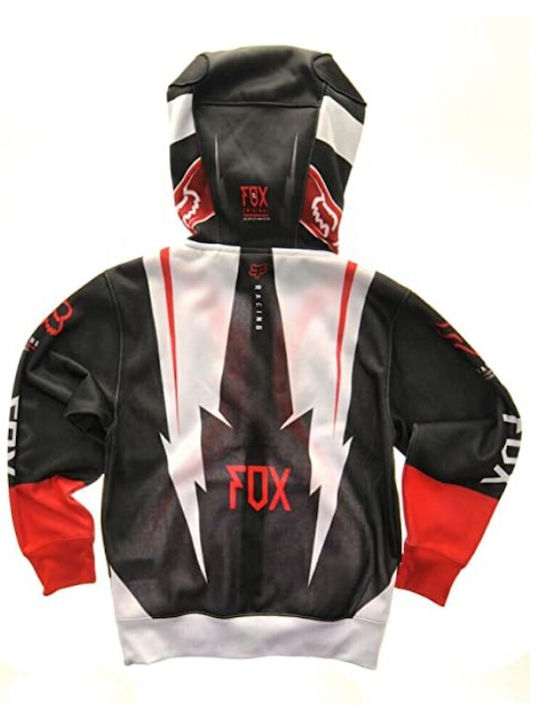 FOX Kids Boy Bolted Full Zip Front Fleece - WEISS - 06976