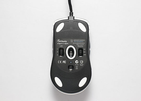 Ducky DMFE20O RGB Gaming Gaming Maus 16000 DPI Weiß