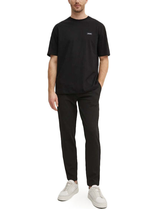 Trousers Elastic in Slim Fit Black