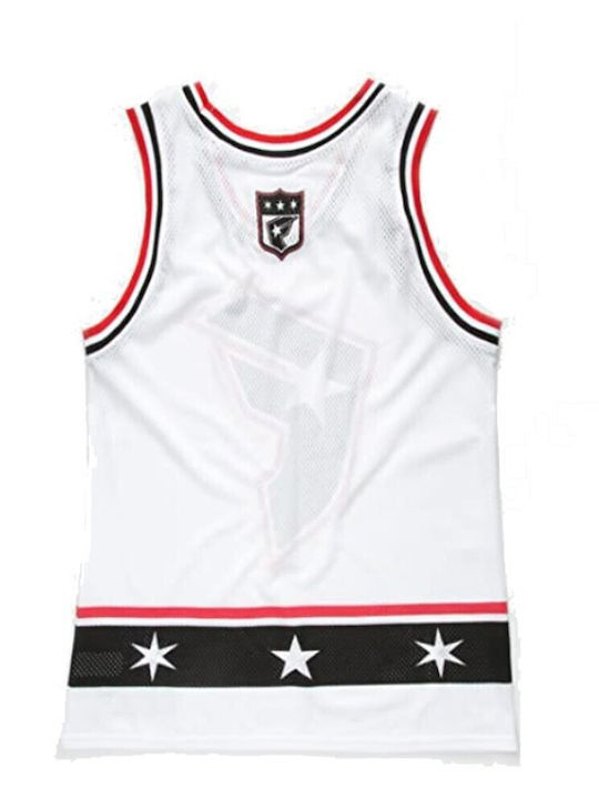 FAMOUS Men Famous Stars And Straps Baseline Jersey Tank Top - WHITE - FM01160002