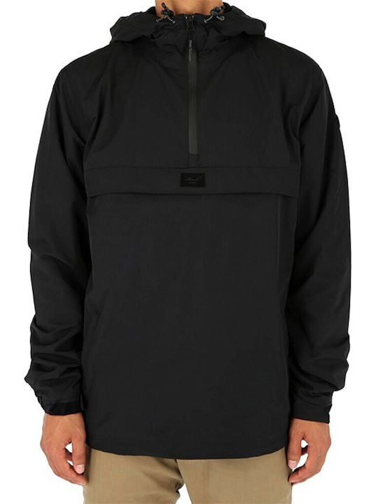 REELL Men Winter Windbreaker - BLACK - R18F-WINTWBREA-BLK