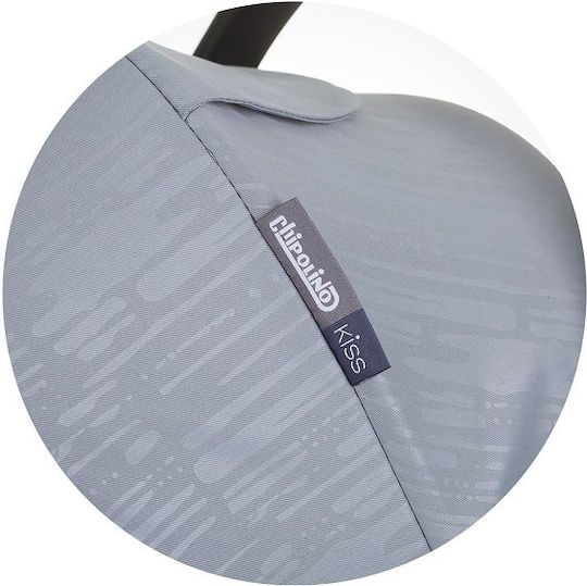 Chipolino Kiss Καρότσι Μωρού Kατάλληλο για Nεογέννητο Ash Grey 6.2kg