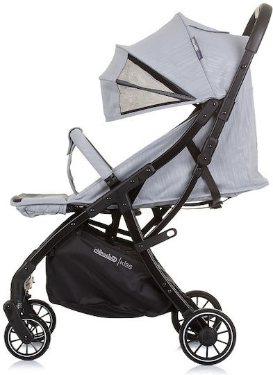 Chipolino Kiss Καρότσι Μωρού Kατάλληλο για Nεογέννητο Ash Grey 6.2kg