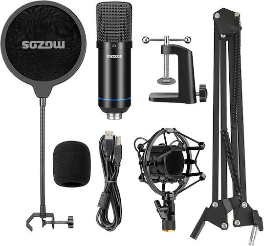 Mozos MKIT-700 Pro V2 Set Mikrofon USB Desktop, stoßmontiert für Studio
