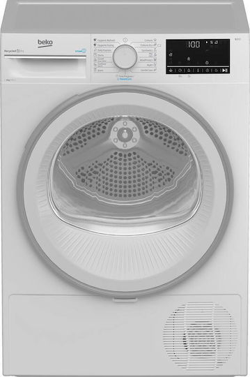 Beko B3T42242 Στεγνωτήριο 8kg με Αντλία Θερμότητας