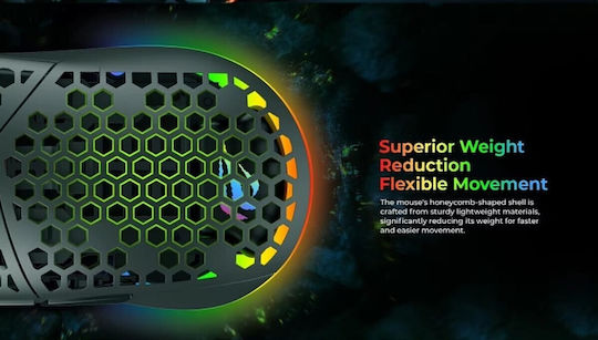 Havit MS1036 RGB Gaming Mouse 7200 DPI Black