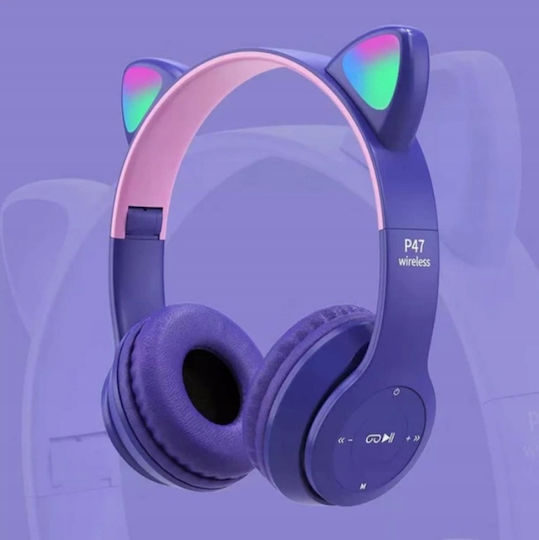 Fără fir / Cu fir On Ear Căști cu 10 ore de Funcționare Violet