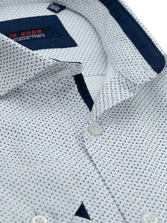 La Pupa Men's Shirt Cotton White