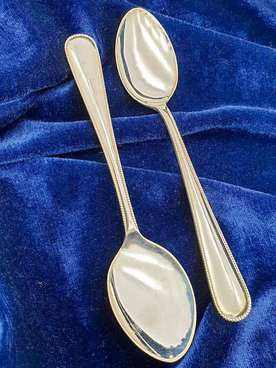 Savvas Design Set de Linguri Metalice Argintiu 14cm 6buc