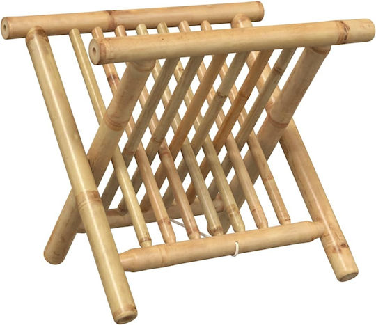 vidaXL Θήκη Περιοδικών Καφέ 34.5x30.5x42εκ.