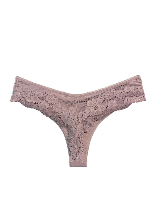 Women's Brazil with Lace Black