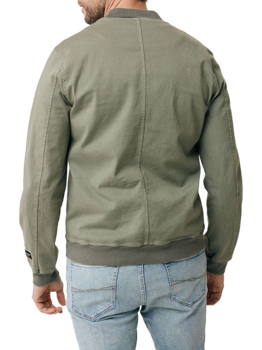 Mexx Men's Bomber Jacket Faded Green