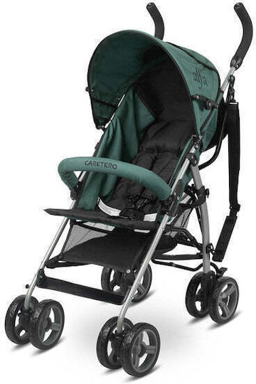 Caretero Alfa Количка с дръжка Подходящо за 6+ Месеца Dark Green 5.3кг