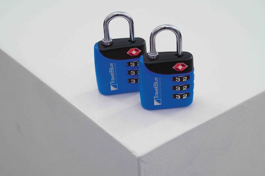 Travel Blue Lăcăt Potcoavă Combinație Blue 2buc