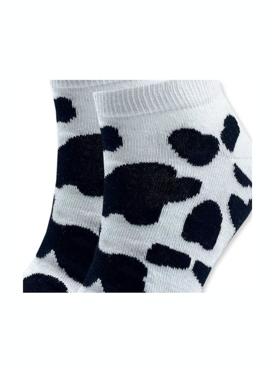 Axidwear Cow Κάλτσες Λευκές