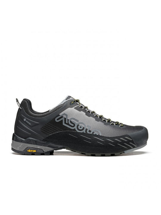 Asolo Eldo Gv Herren Wanderschuhe Wasserdicht mit Gore-Tex Membran Schwarz