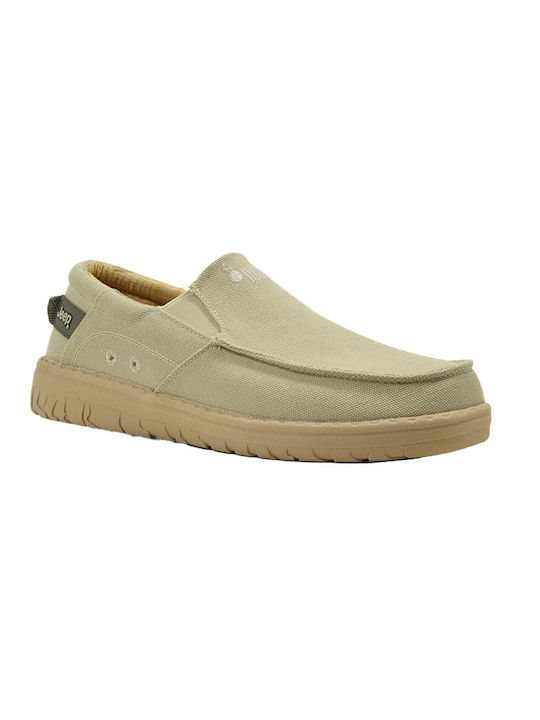 Jeep Footwear Men's Slip-Ons Beige