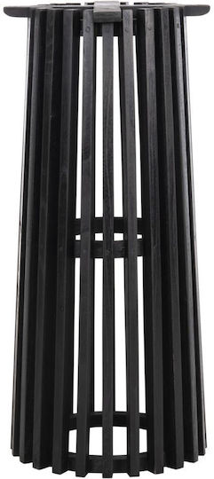 HomeMarkt Frantz Baza mesei de bar din Lemn Negru 40x40x90cm