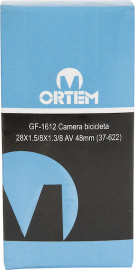 Ortem Cameră De Aer Pentru Anvelopă De Bicicletă 28" A/V 48mm
