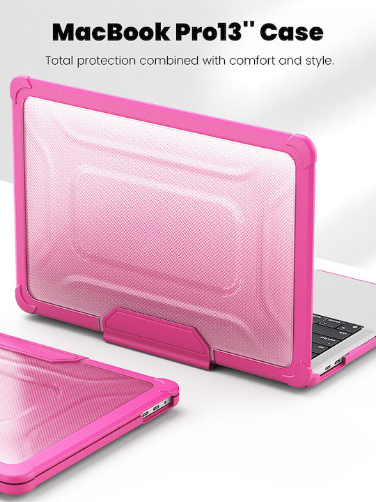 Sonique Husă Icy Pentru Laptop 13" Apple MacBook Pro 13'' 2018/2020/2022 În Culoare Roz