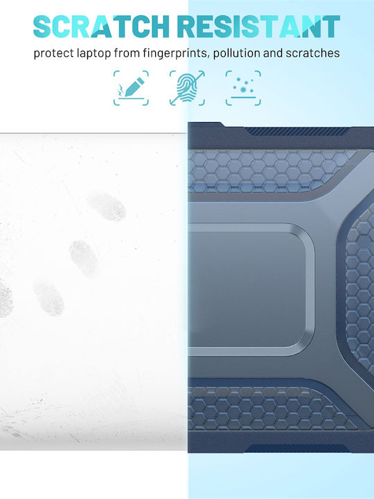 Sonique Icy Guardian Θήκη για Laptop 13.6" Apple MacBook Air 13.6'' 2022 σε Μπλε χρώμα