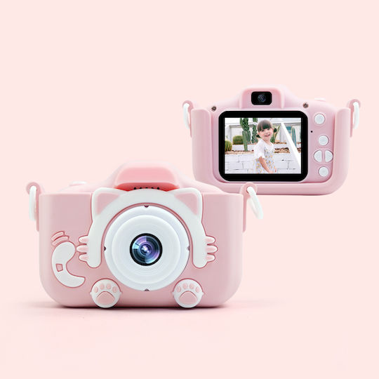 Compact Φωτογραφική Μηχανή 20MP με Οθόνη 2" Θερμικής Εκτύπωσης Ροζ