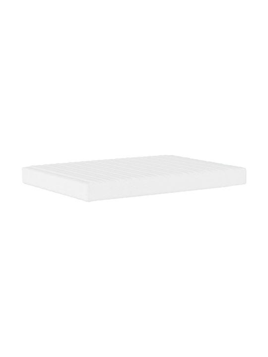 Bett Doppelbett Mit Stoff bezogen Blue mit Latten & Matratze 140x200cm