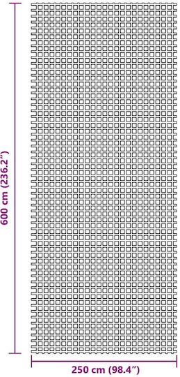 Camping Floor Mat Blue 6x2.5 M 4008463