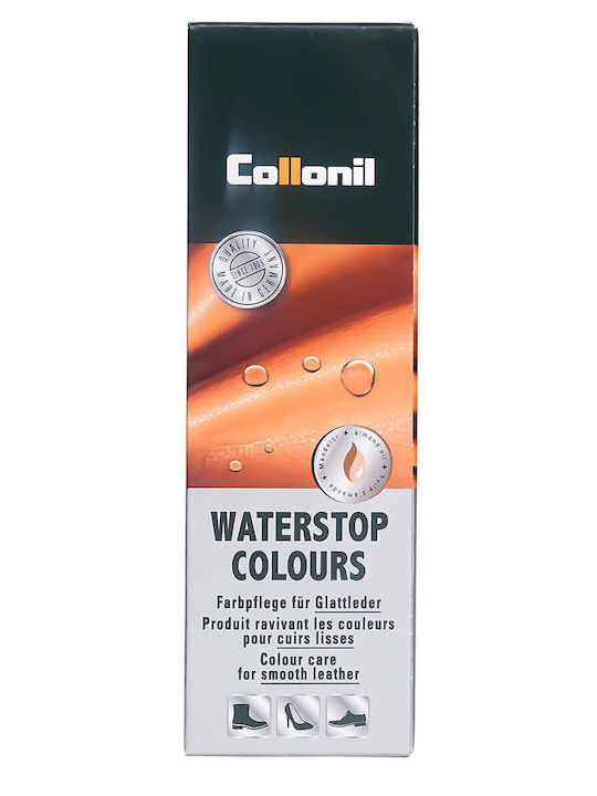 Collonil Waterstop Colours Almond Oil Shoe Cream 75 Ml Lack-schwarz