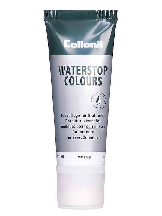 Crema pentru îngrijirea pantofilor Collonil Waterstop Colours 75 ml Bej