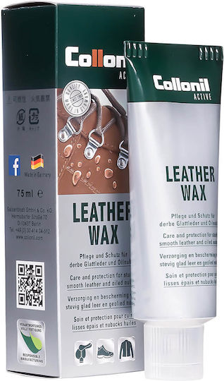 Collonil Active Leather Wax Ενεργό Κερί Δέρματος 75 Ml