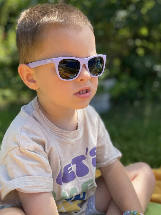 Kids Sunglasses 6-36 Months Classic Itooti Unbreakable Flexible Frame Purple Lilac Frame 100% UV Protection