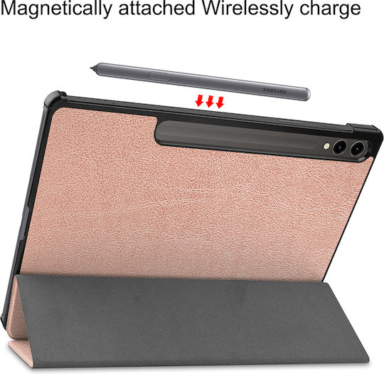Sonique Flip Cover Ανθεκτική Ροζ Χρυσή (Galaxy Tab S9+ / Galaxy Tab S10+)