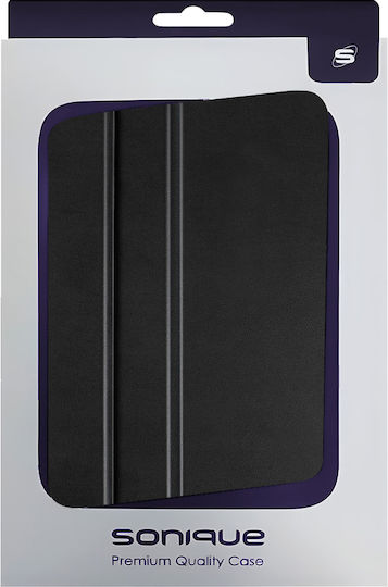 Sonique Combo Pro Flip Cover Durable with Keyboard in English US Black (Universal 7-8")