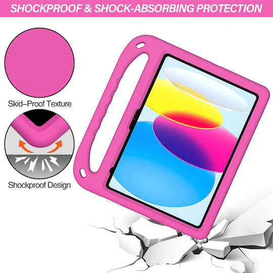 Sonique Jazzy Back Cover Πλαστικό για Παιδιά Φούξια (iPad 2022 10.9'')