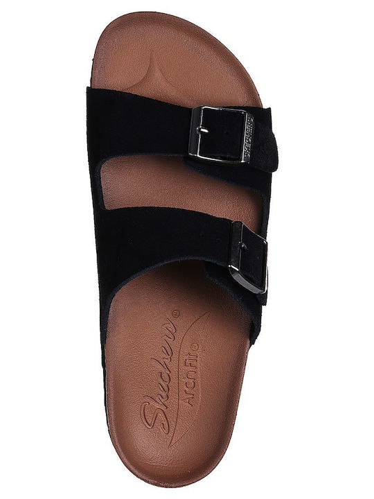 Arch Fit Granola Women's Flat Sandals in Black Color