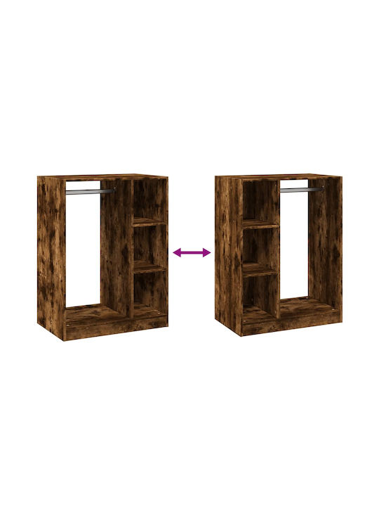 vidaXL Cuier de podea din Lemn Gri 77x48x102cm