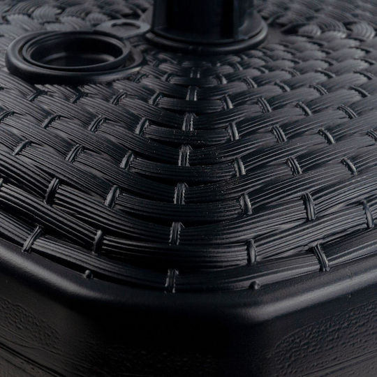 Prosperplast Стойка за чадър от Пластмаса Anthracite 39x39x13см