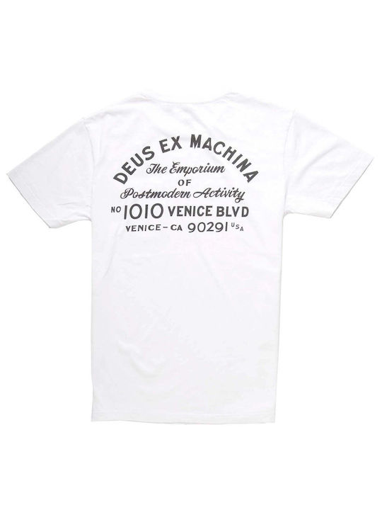 Deus Ex Machina Venice Men's Short Sleeve T-shirt White