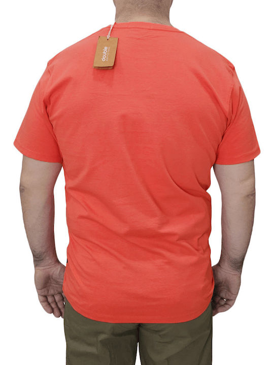 Double Men's Blouse Orange